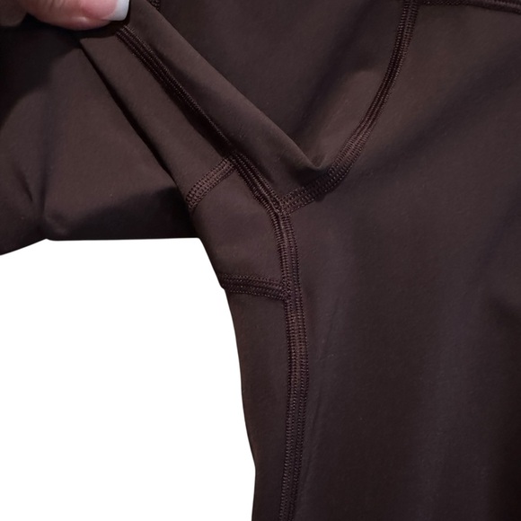 Lululemon ‘Fast Free’ Crop II *Nulux 19" Pelt Women’s Size 4 Pockets Gym - Picture 6 of 13